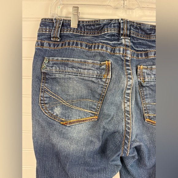 Y2K Aeropostale women’s curvy Kailey skinny flare denim jeans. Size 9/10 short. - Picture 5 of 6